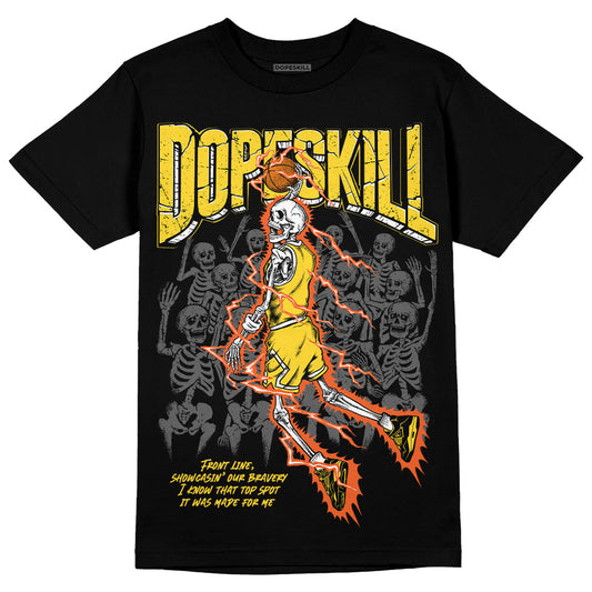Jordan 4 Thunder DopeSkill Unisex T-Shirt Thunder Dunk Graphic Streetwear - Black