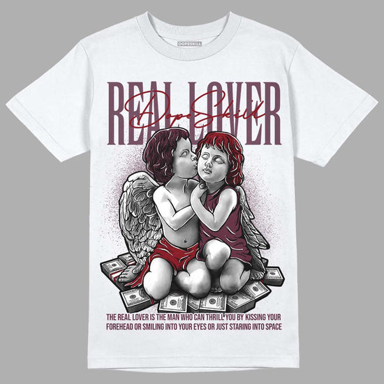 Jordan 5 Retro Burgundy (2023) DopeSkill T-Shirt Real Lover Graphic Streetwear - White