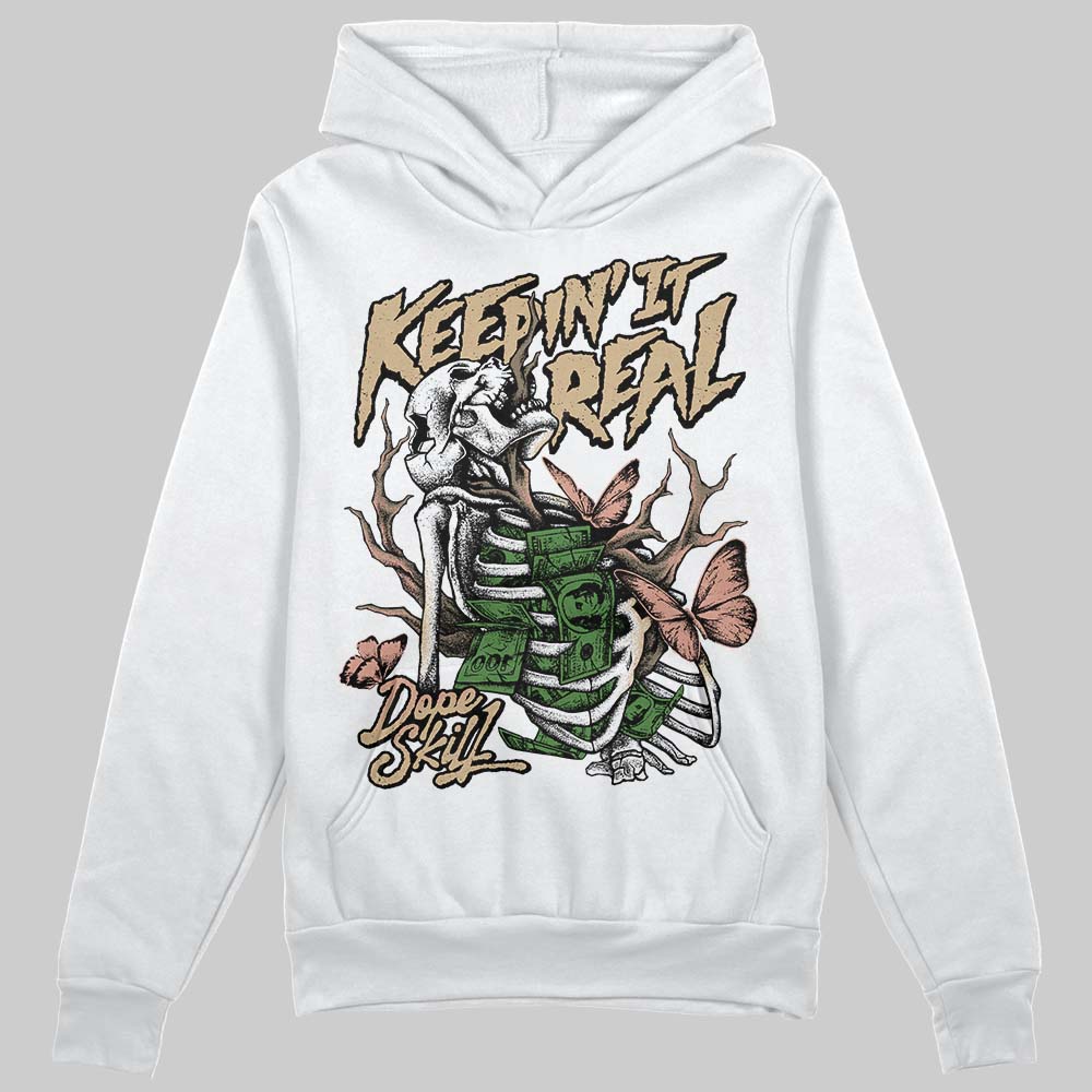 TAN Sneakers DopeSkill Hoodie Sweatshirt Keepin' It Real Graphic Streetwear - White