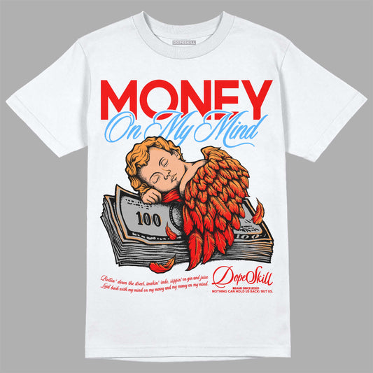 Jordan 11 Retro Cherry DopeSkill T-Shirt MOMM Graphic Streetwear - White