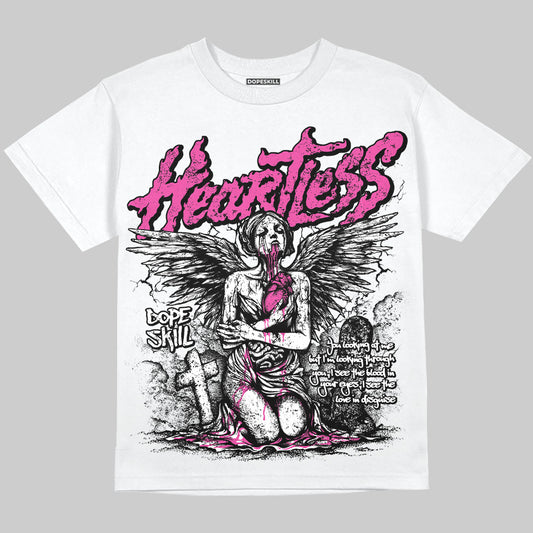 Dunk Low GS “Active Fuchsia” DopeSkill Oversize Print T-Shirt Heartless Graphic Streetwear