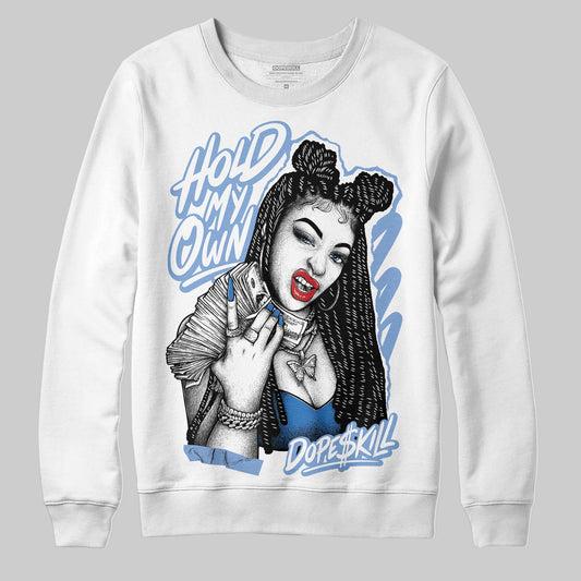 Jordan 4 WMNS 'Forget Me Not' DopeSkill Sweatshirt New H.M.O Graphic Streetwear - White