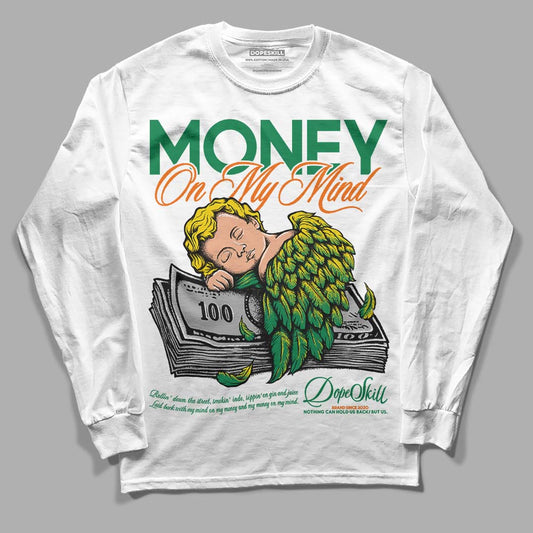 Green Sneakers DopeSkill Long Sleeve T-Shirt MOMM Graphic Streetwear - White