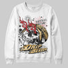 Jordan 12 Retro 'Taxi' 2025 DopeSkill Sweatshirt Drip Season Graphic Streetwear - White