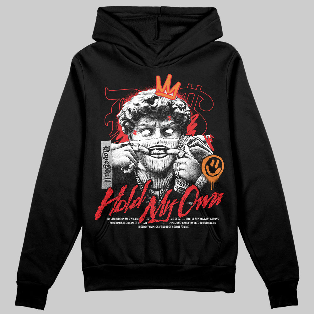 Jordan 4 Retro Red Cement DopeSkill Hoodie Sweatshirt In My Way Graphic Streetwear - Black