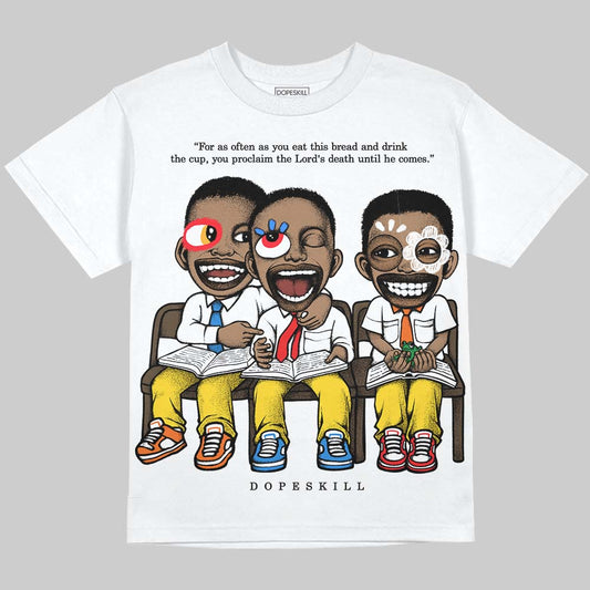Jordan 4 Thunder DopeSkill Oversize Print T-Shirt First Sunday Graphic Streetwear