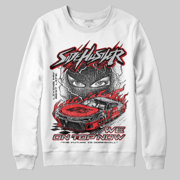 Grey Sneakers DopeSkill Sweatshirt New Side Hustler Graphic Streetwear - White