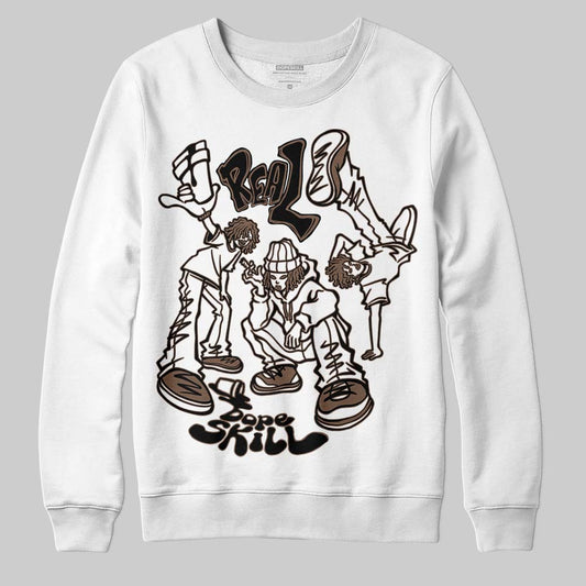 Jordan 9 'Olive' DopeSkill Sweatshirt Real Y2K Players Graphic Streetwear - White