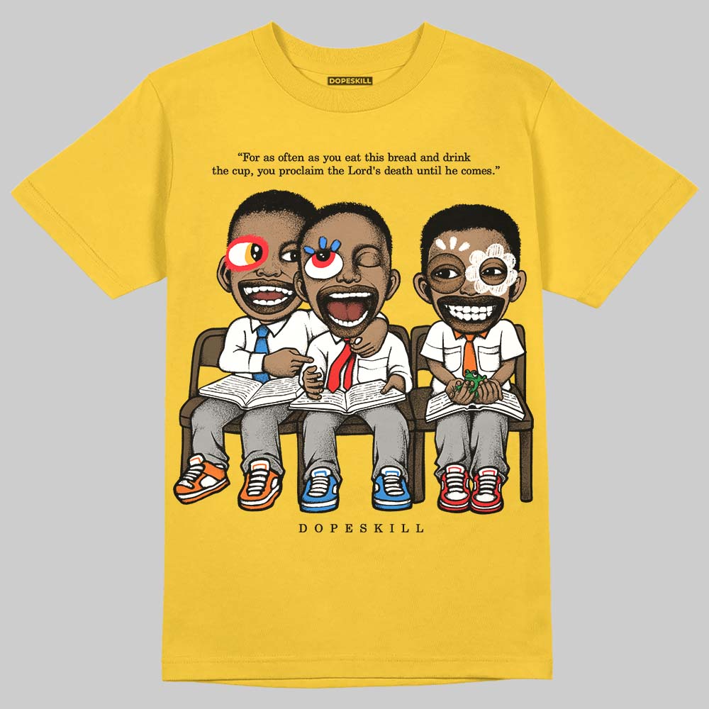 Jordan 4 Thunder DopeSkill T-Shirt First Sunday Graphic Streetwear - Daisy