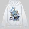 University Blue Sneakers DopeSkill Hoodie Sweatshirt Make Money Graphic Streetwear - White