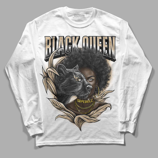 TAN Sneakers DopeSkill Long Sleeve T-Shirt New Black Queen Graphic Streetwear - White