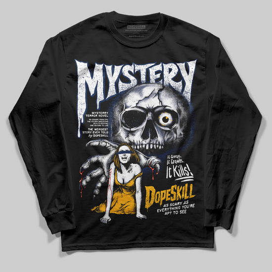 Jordan 4 Retro ‘Dunk From Above’ DopeSkill Long Sleeve T-Shirt Mystery Ghostly Grasp Graphic Streetwear - Black