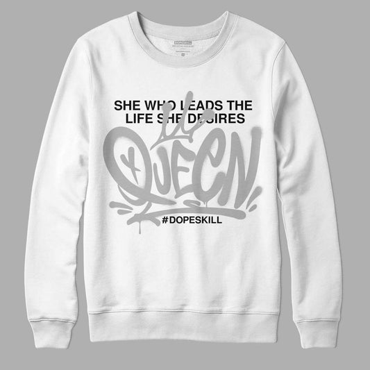 Jordan 3 “Off Noir” DopeSkill Sweatshirt Queen Graphic Streetwear - White