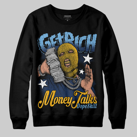 Jordan 4 Retro ‘Dunk From Above’ DopeSkill Sweatshirt Get Rich Graphic Streetwear - Black