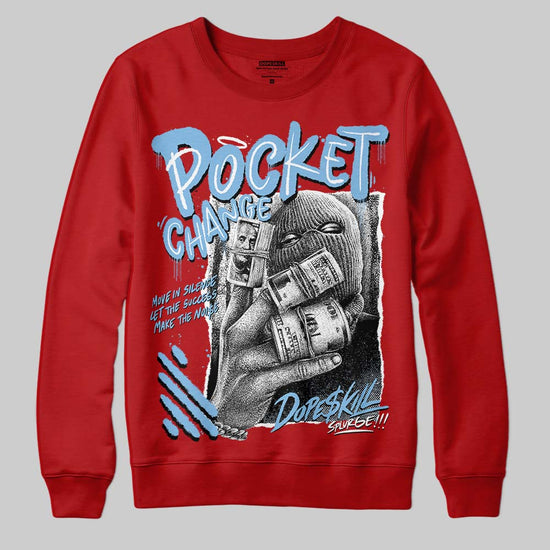 Jordan 11 Retro Cherry DopeSkill Sweatshirt Pocket Change Graphic Streetwear - Red