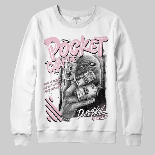 Jordan 5 OG “35th Anniversary” DopeSkill Sweatshirt Pocket Change Graphic Streetwear - White