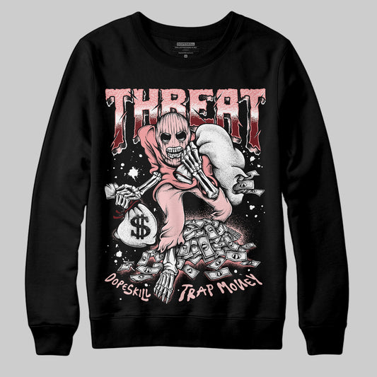 Jordan 3 Retro Valentine's Day Treat Yourself (2025) DopeSkill Sweatshirt Threat Graphic Streetwear - black