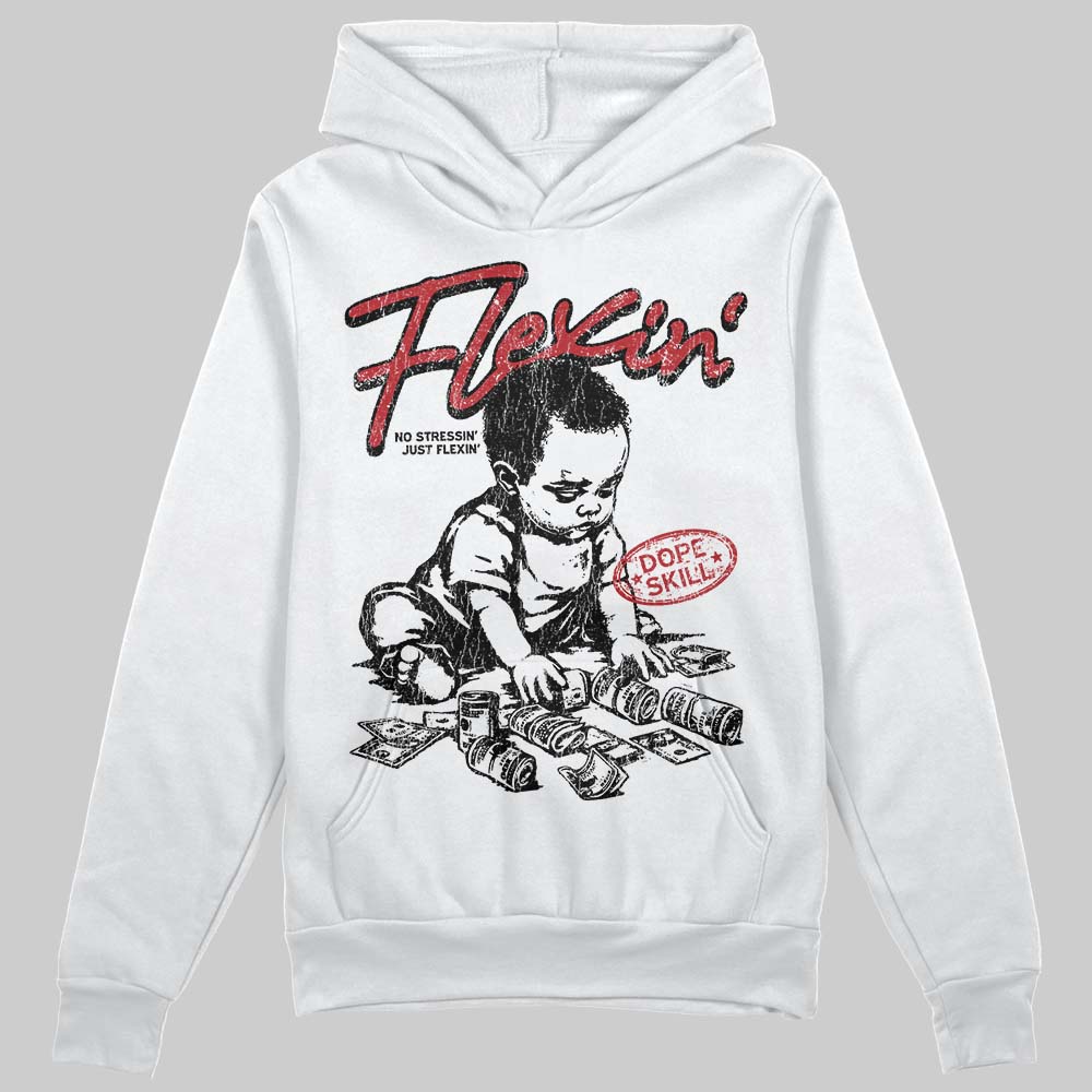 Jordan 14 Golf “Last Shot” DopeSkill Hoodie Sweatshirt Flexin' Graphic Streetwear - White