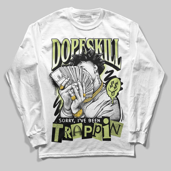 Jordan 11 “Inner Beast” DopeSkill Long Sleeve T-Shirt Sorry I've Been Trappin Graphic Streetwear - White