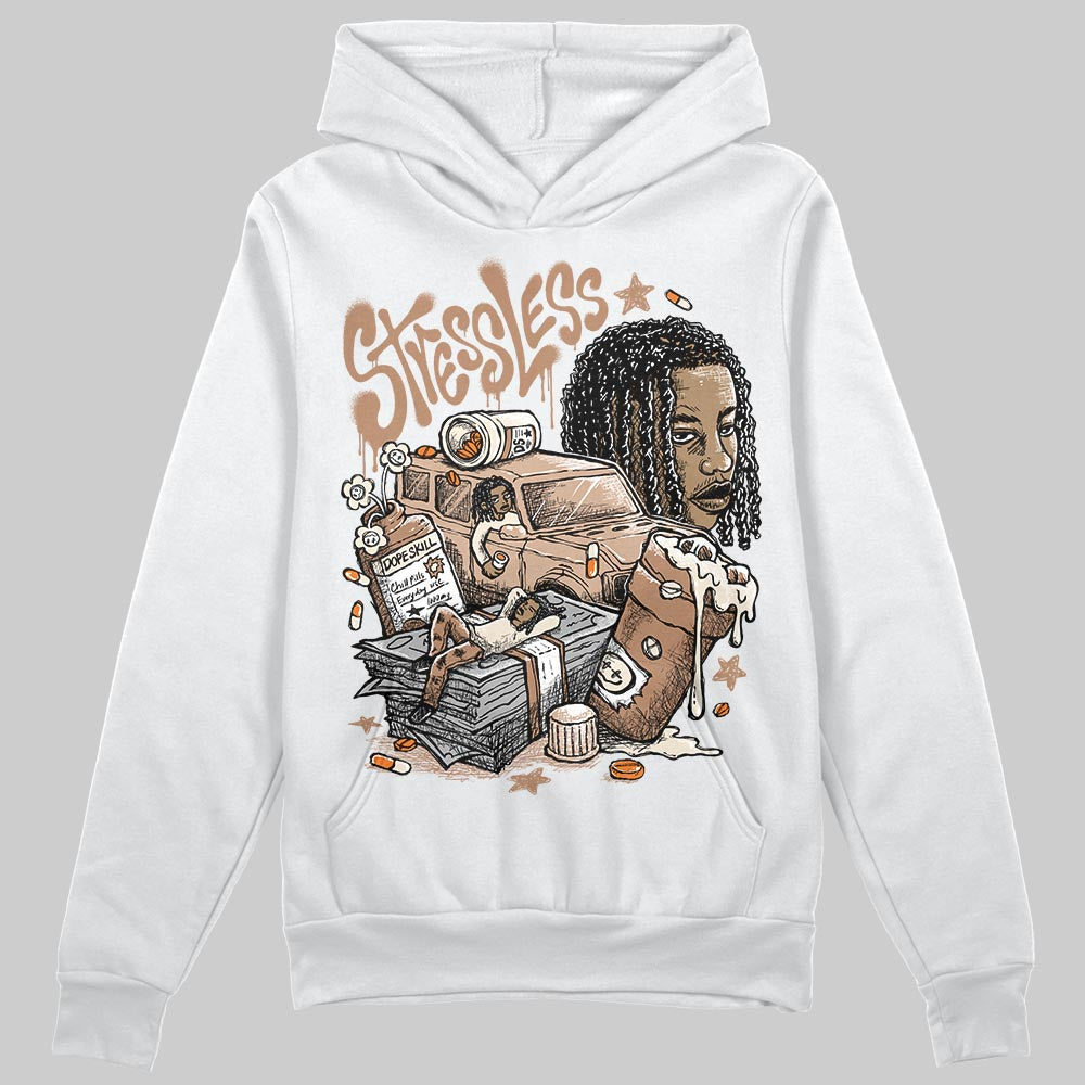 Jordan 4 Retro Cozy Girl DopeSkill Hoodie Sweatshirt Stressless Graphic Streetwear - White