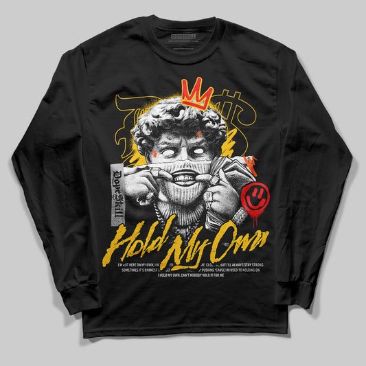 Yellow Sneakers DopeSkill Long Sleeve T-Shirt In My Way Graphic Streetwear - Black