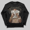Jordan 4 Retro Cozy Girl DopeSkill Long Sleeve T-Shirt Rich Youth Graphic Streetwear - black