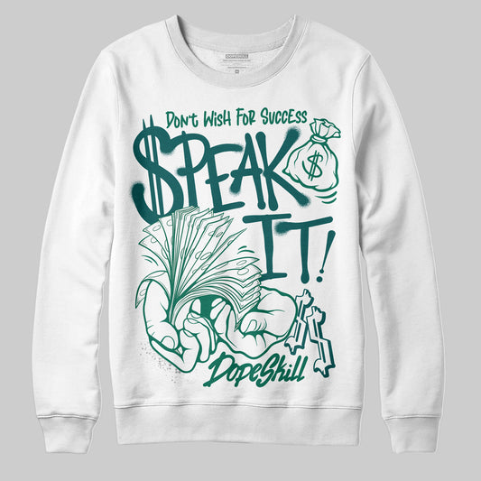 ASICS Gel-1130 'White Dark Neptune' DopeSkill Sweatshirt Speak It Graphic Streetwear - White