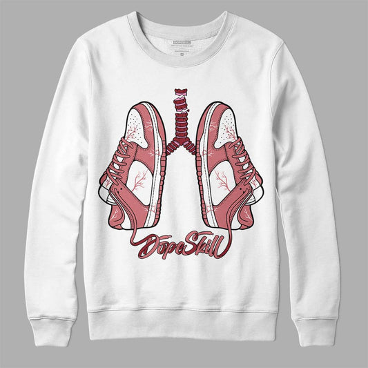 Valentine's Day Collection DopeSkill Sweatshirt Breathe Graphic Streetwear - White