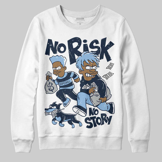 Asics Gel-Cumulus 16 Wash/Independence Blue DopeSkill Sweatshirt No Risk No Story Graphic Streetwear - White