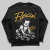 Jordan 5 'Tokyo' DopeSkill Long Sleeve T-Shirt Flexin' Graphic Streetwear - Black
