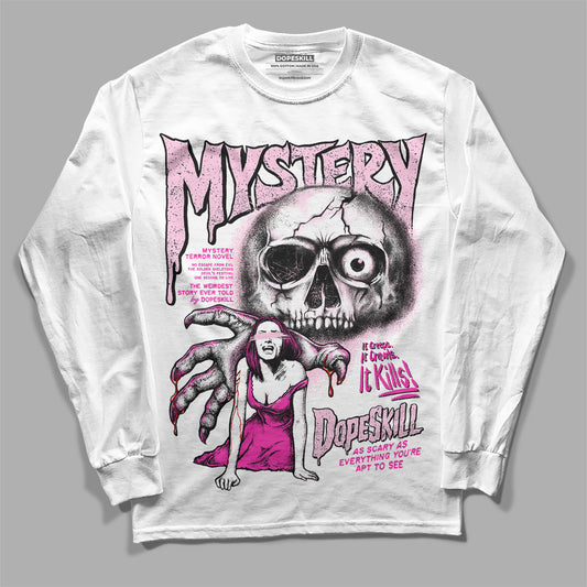 Dunk Low Triple Pink DopeSkill Long Sleeve T-Shirt Mystery Ghostly Grasp Graphic Streetwear - White