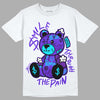 Jordan 6 "Aqua" DopeSkill T-Shirt Smile Through The Pain Graphic Streetwear - White