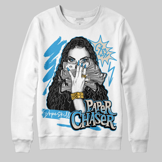 Jordan 1 High OG “UNC” Reimagined DopeSkill Sweatshirt NPC Graphic Streetwear - White