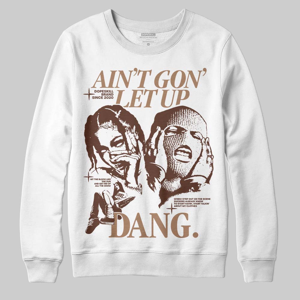 Harris Tweed x Wmns Dunk Low 'Sesame' DopeSkill Sweatshirt Ain't Gon' Let Up Graphic Streetwear - White