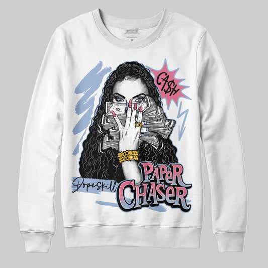 Jordan 3 GS “Cobalt Bliss” DopeSkill Sweatshirt NPC Graphic Streetwear - White