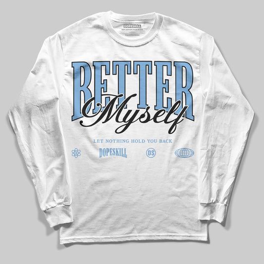 Jordan 12 Retro 'Melo' DopeSkill Long Sleeve T-Shirt Better Myself Graphic Streetwear - White