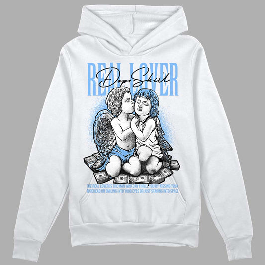 Jordan 9 Powder Blue DopeSkill Hoodie Sweatshirt Real Lover Graphic Streetwear - White