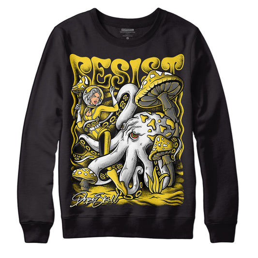 Jordan 4 Tour Yellow Thunder DopeSkill Sweatshirt Resist Graphic Streetwear - Black