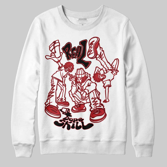 Jordan 14 Retro Ferrari (2025) DopeSkill Sweatshirt Real Y2K Players Graphic Streetwear - WHite