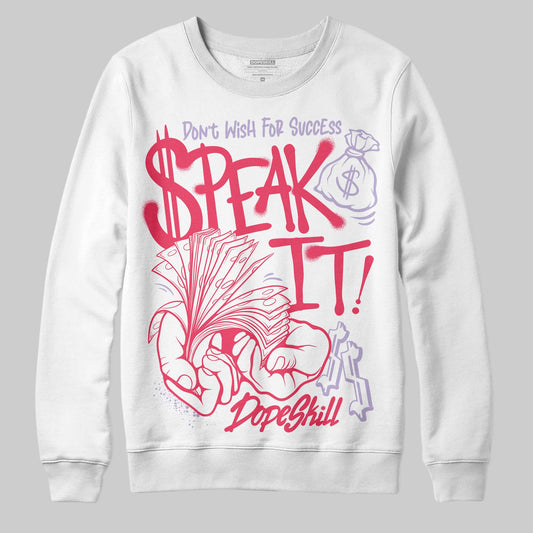 Jordan 5 Low “Peanut Butter Jelly” DopeSkill Sweatshirt Speak It Graphic Streetwear - White