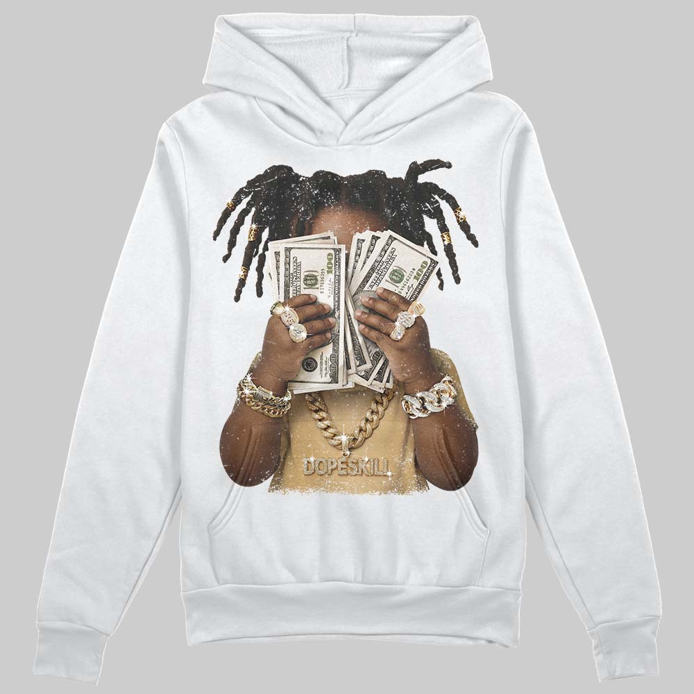 Jordan 12 Retro 'Taxi' 2025 DopeSkill Hoodie Sweatshirt Rich Youth Graphic Streetwear - White