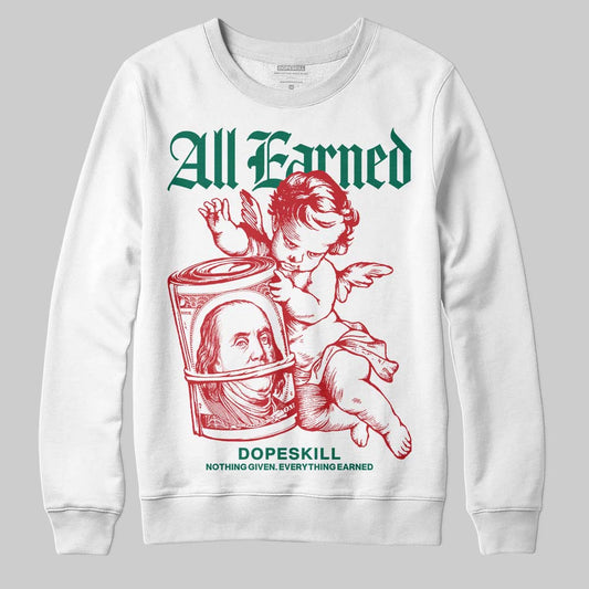 Jordan 3 Mexico 'El Vuelo' DopeSkill Sweatshirt All Earned Graphic Streetwear - White