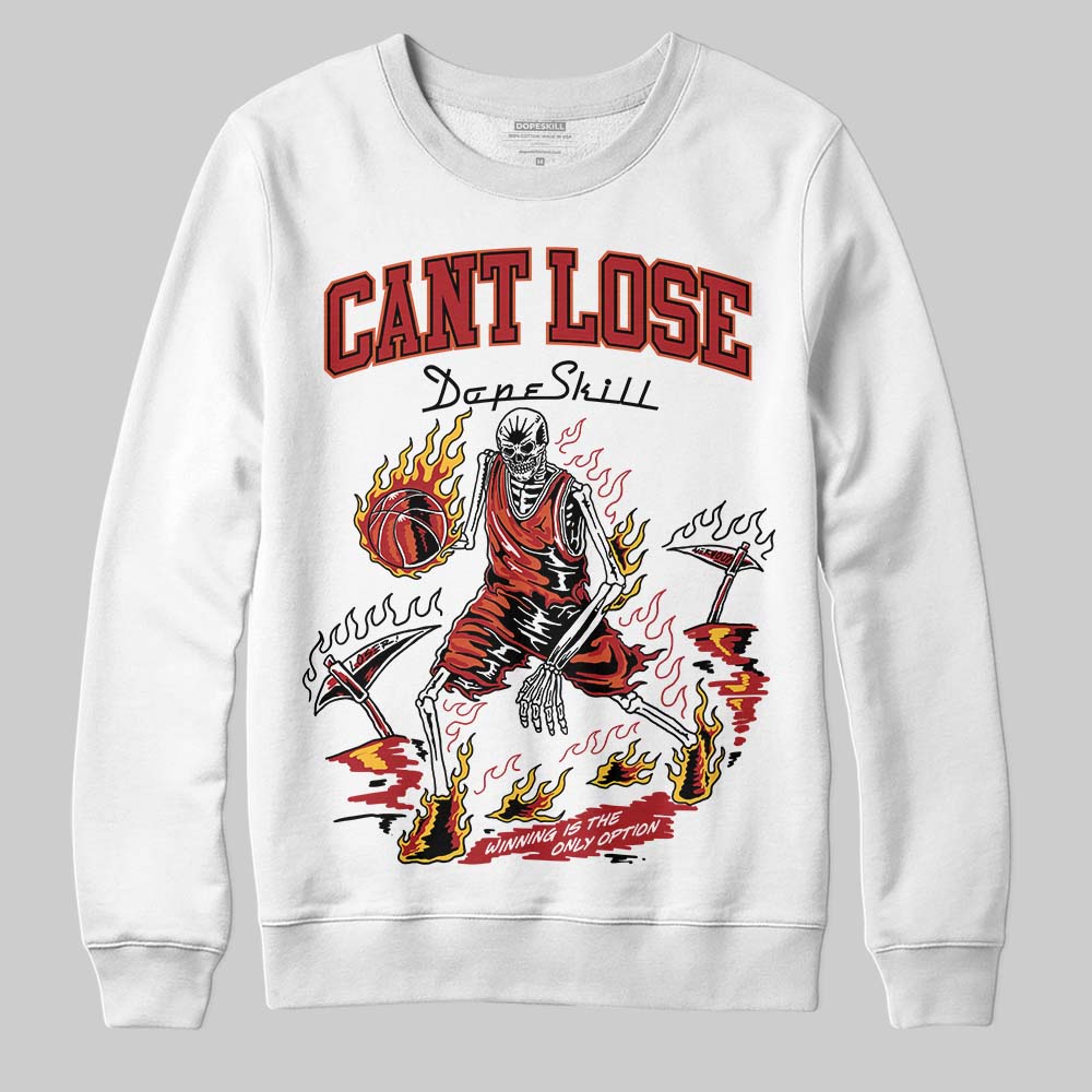 Nigel Sylvester x Air Jordan 4 ‘Brick by Brick’ DopeSkill Sweatshirt Cant Lose Graphic Streetwear - White