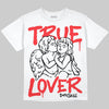 Black and White Sneakers DopeSkill Oversize Print T-Shirt True Lover Graphic Streetwear