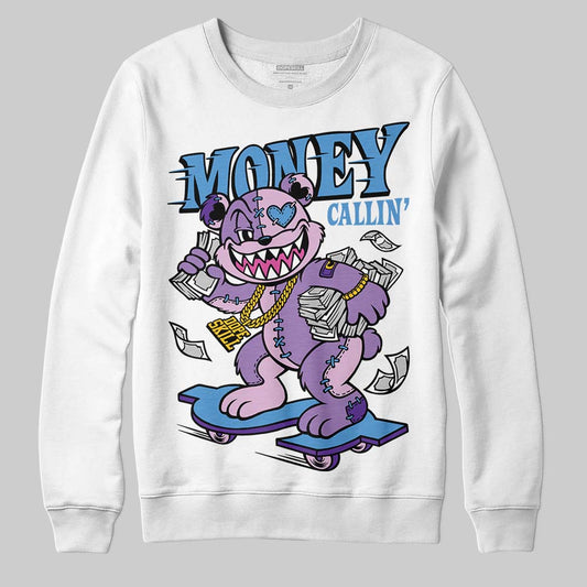 PURPLE Sneakers DopeSkill Sweatshirt Money Callin' Graphic Streetwear - White