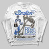 Jordan 1 Low Travis Scott x Fragment DopeSkill Long Sleeve T-Shirt Broken Bones Graphic Streetwear - White