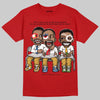 Red Sneakers DopeSkill T-Shirt First Sunday Graphic Streetwear - red