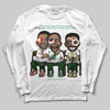 Green Sneakers DopeSkill Long Sleeve T-Shirt First Sunday Graphic Streetwear - White