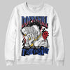 Jordan 4 “Rare Air” DopeSkill Sweatshirt Sorry I've Been Trappin Graphic Streetwear - White