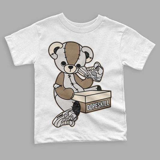 Jordan 5 SE “Sail” DopeSkill Toddler Kids T-shirt Sneakerhead BEAR Graphic Streetwear - White